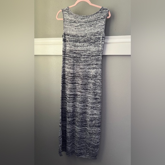 New MaxMara Leisure Biglia Marbled Navy Blue Knit Midi Dress Size Medium - Picture 5 of 10